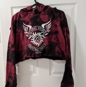 Cropped supernatural hoodie
